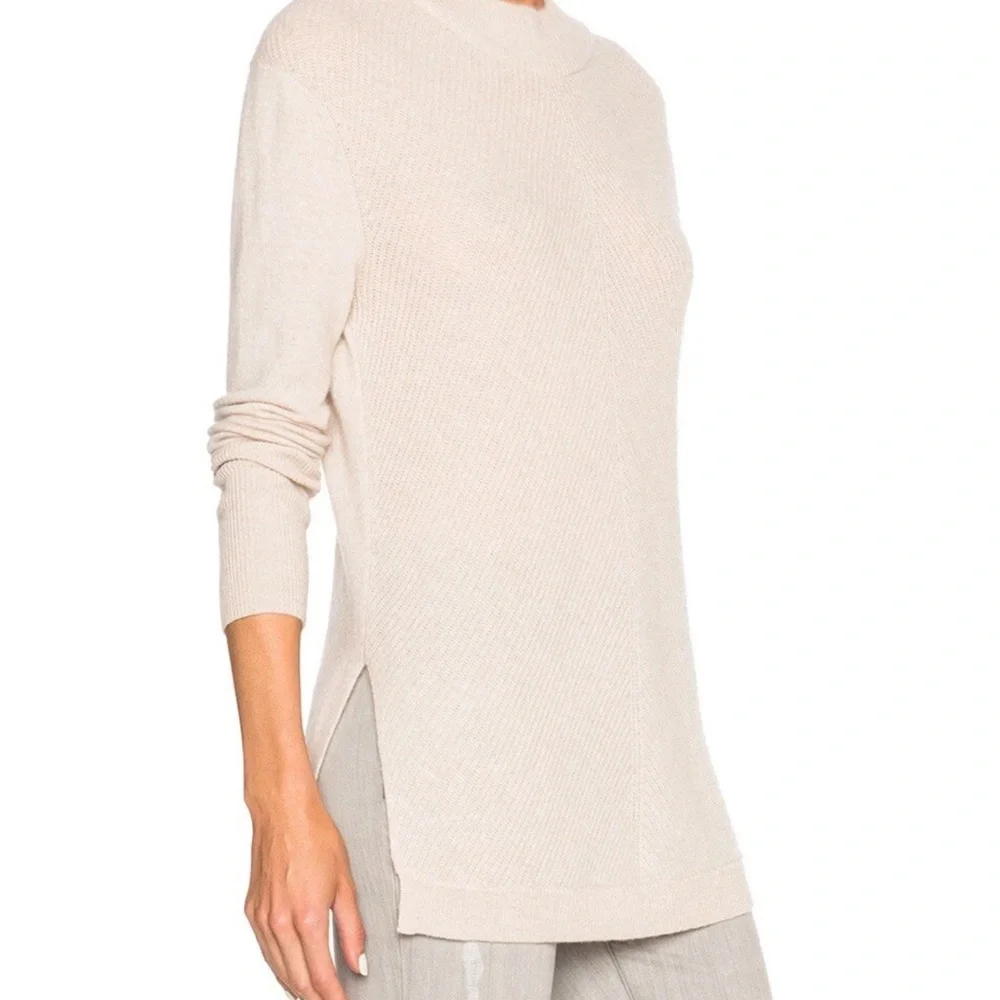 Rag & Bone 100% Cashmere Alexis Tunic Sweater Cream Color XS